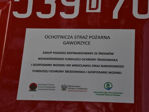 Zakup średniego samochodu ratowniczo-gaśniczego dla Ochotniczej Straży Pożarnej w Gaworzycach - 26