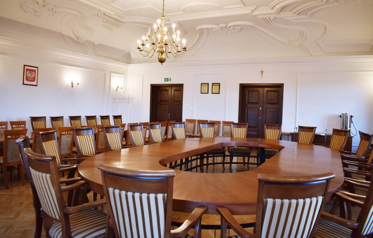sala rajców w gaworzyckim pałacu