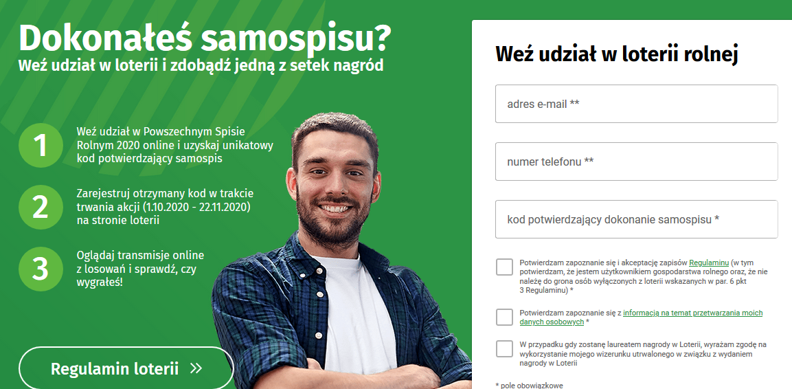 zrzut ekranu ze strony spisrolny.gov.pl