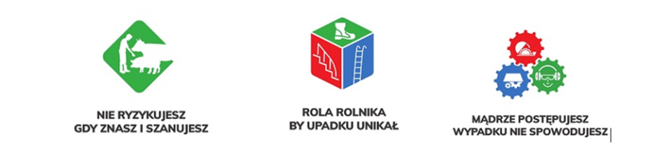 Logotypy od KRUS Polkowice związane z akcją